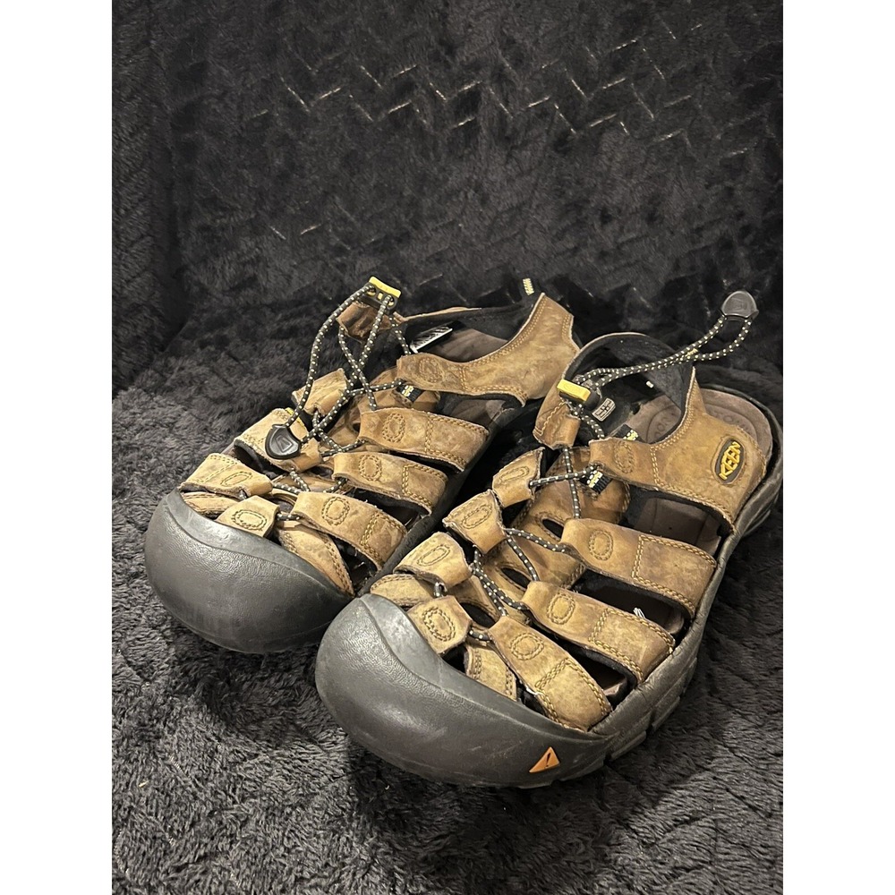 Men's Keen Hiking Sandals Size US 11 Brown Leather